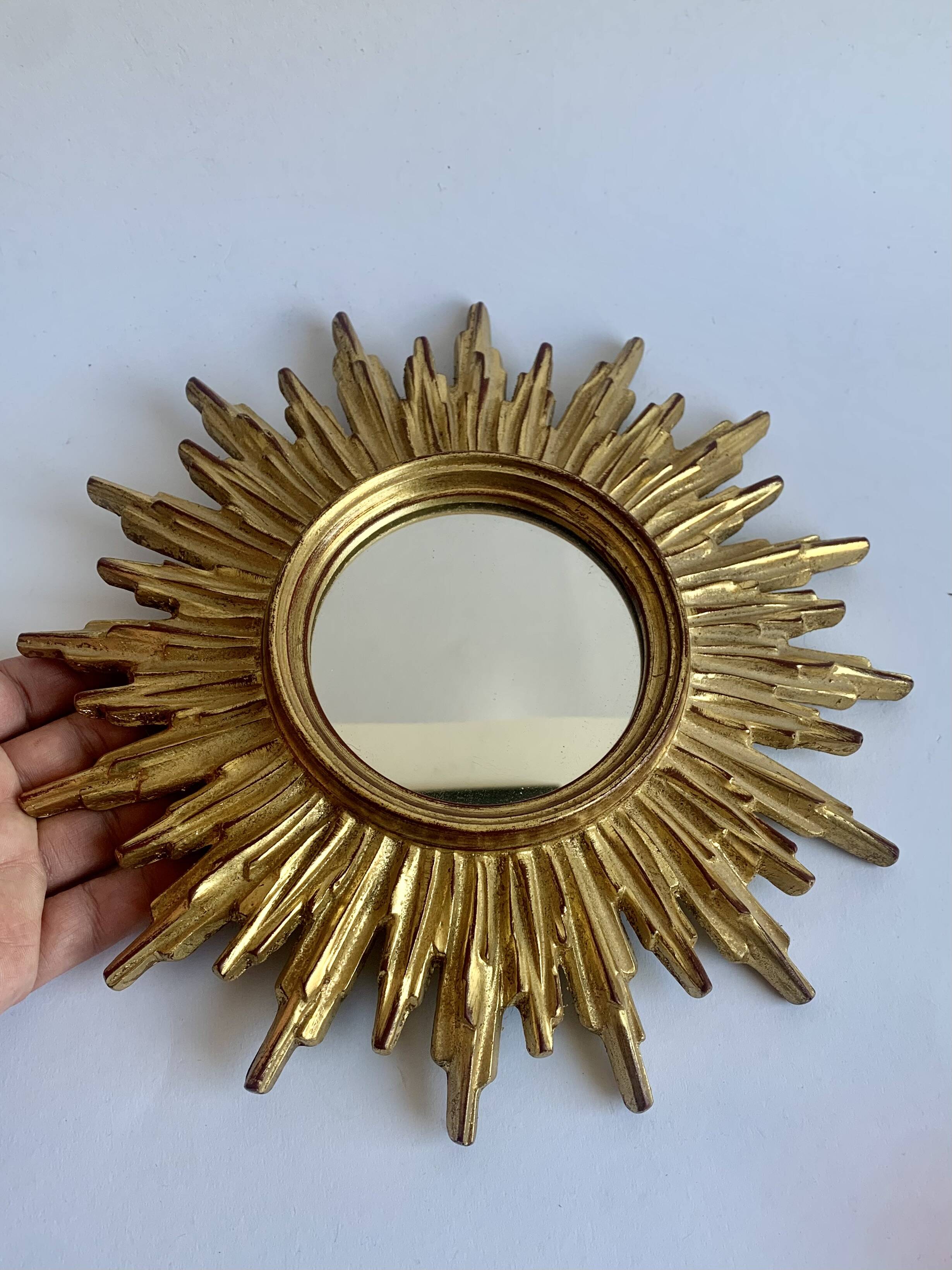 Vintage  Sunburst Mirror