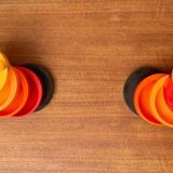 Extendable space-age pivoting bowls from the mid-century by Emsa, 1960s, set of 2.