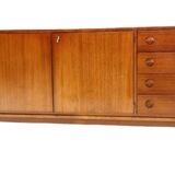 Vintage Scandinavian sideboard, teak sideboard from the 60s, 70s