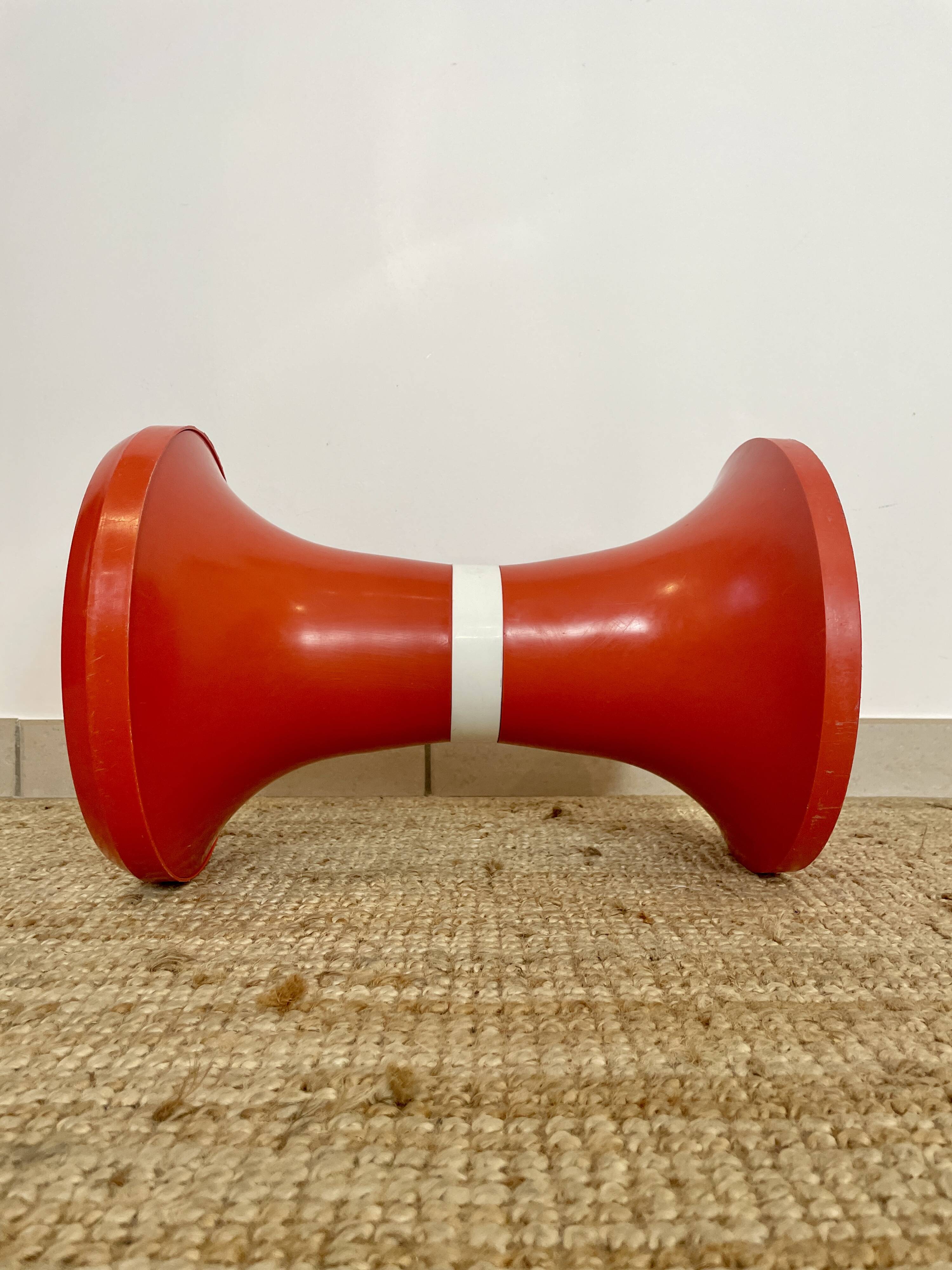 Tabouret tamtam orange