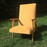 Vintage chair feet yellow compass - 60s