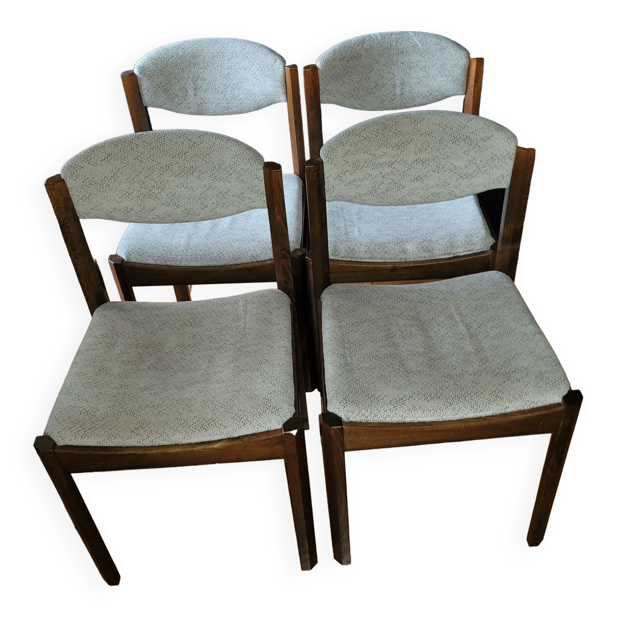 Set of 4 Self chairs 1970