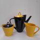 Cafetière,  crémier et sucrier années 50