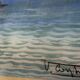 Marine at Sunset - Victor Contoux (19th Century) - Original Gouache