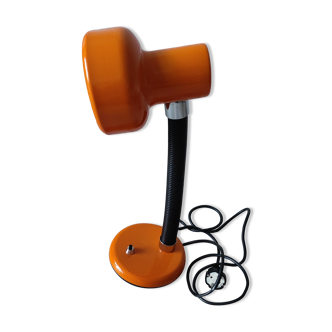 Orange vintage desk lamp