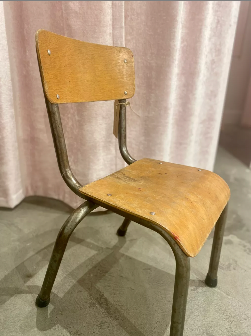 Vintage school chair for children