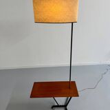 Ancien lampadaire en métal et laiton design français années 50 Arlus 