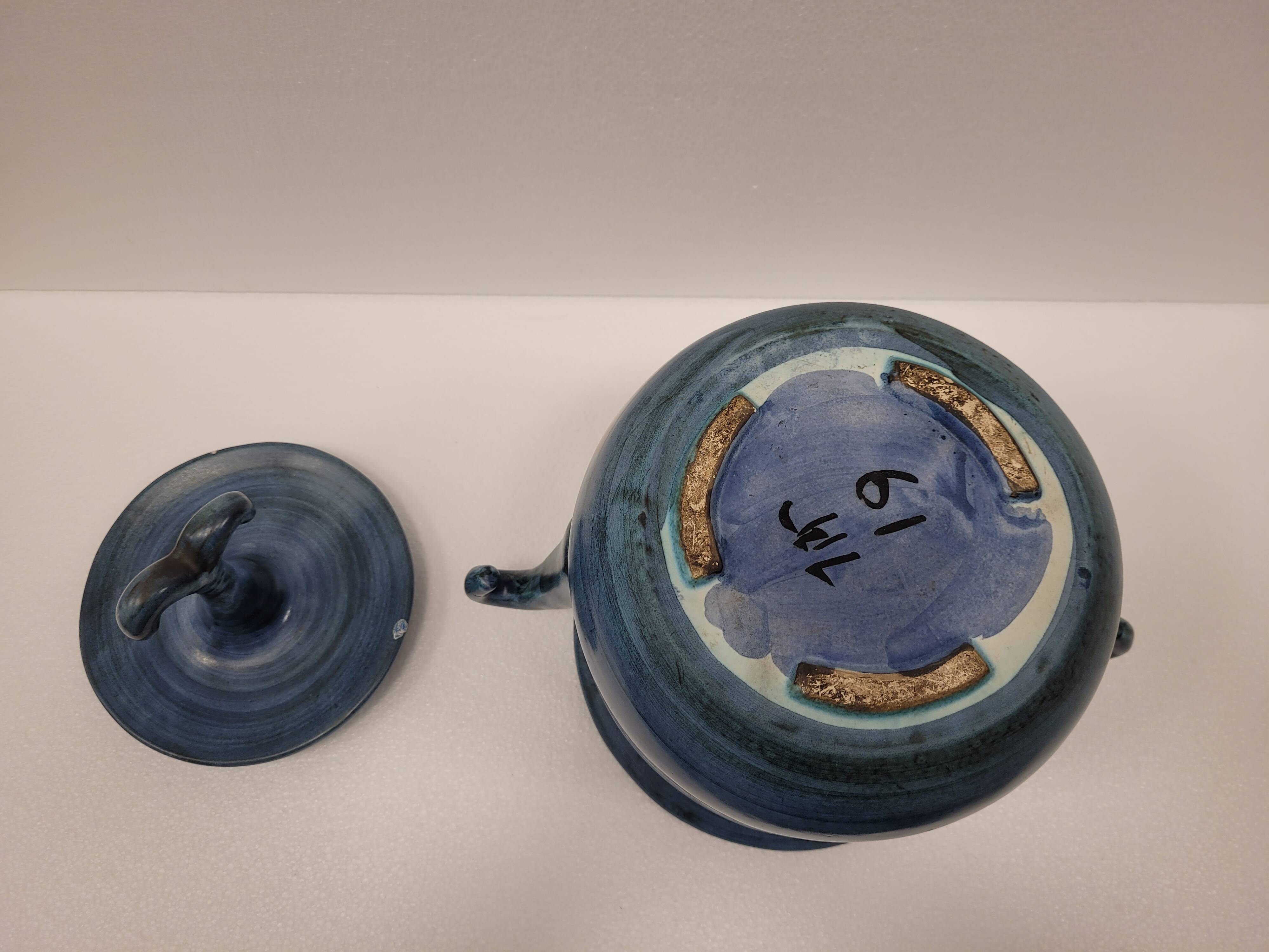 Jarrón / Sopera Firmada “JdL” Jean de Lespinasse, Cerámica de Vallauris, 1961 – France