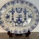 Dish Jules Vieillard Bordeaux 48 cm, 19th century.