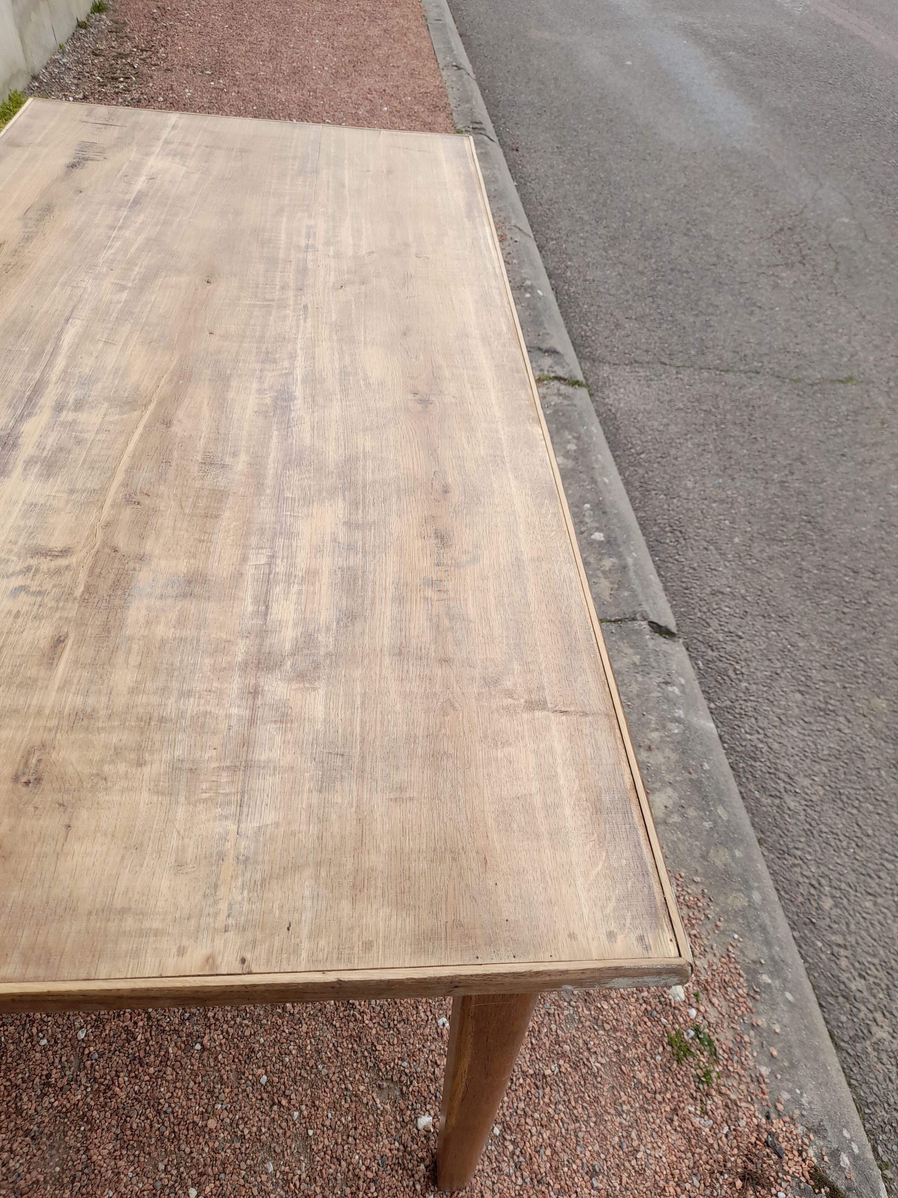 Old oak farm table - 1m62