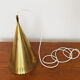 Swedish Mid-Century Modern brass pendant lamp