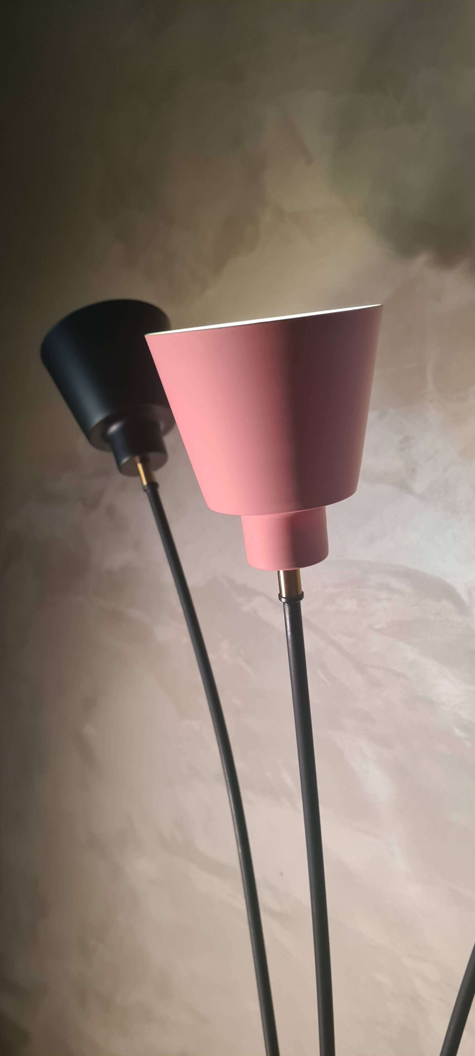 vintage floor lamp 1950 to 70 restored original electrics 158x62