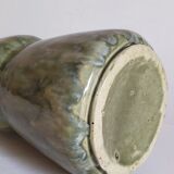 Slurry soliflora vase with stem enamel Art-Nouveau early twentieth century