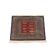 Square Rug in Red and Blue – 105x98 cm