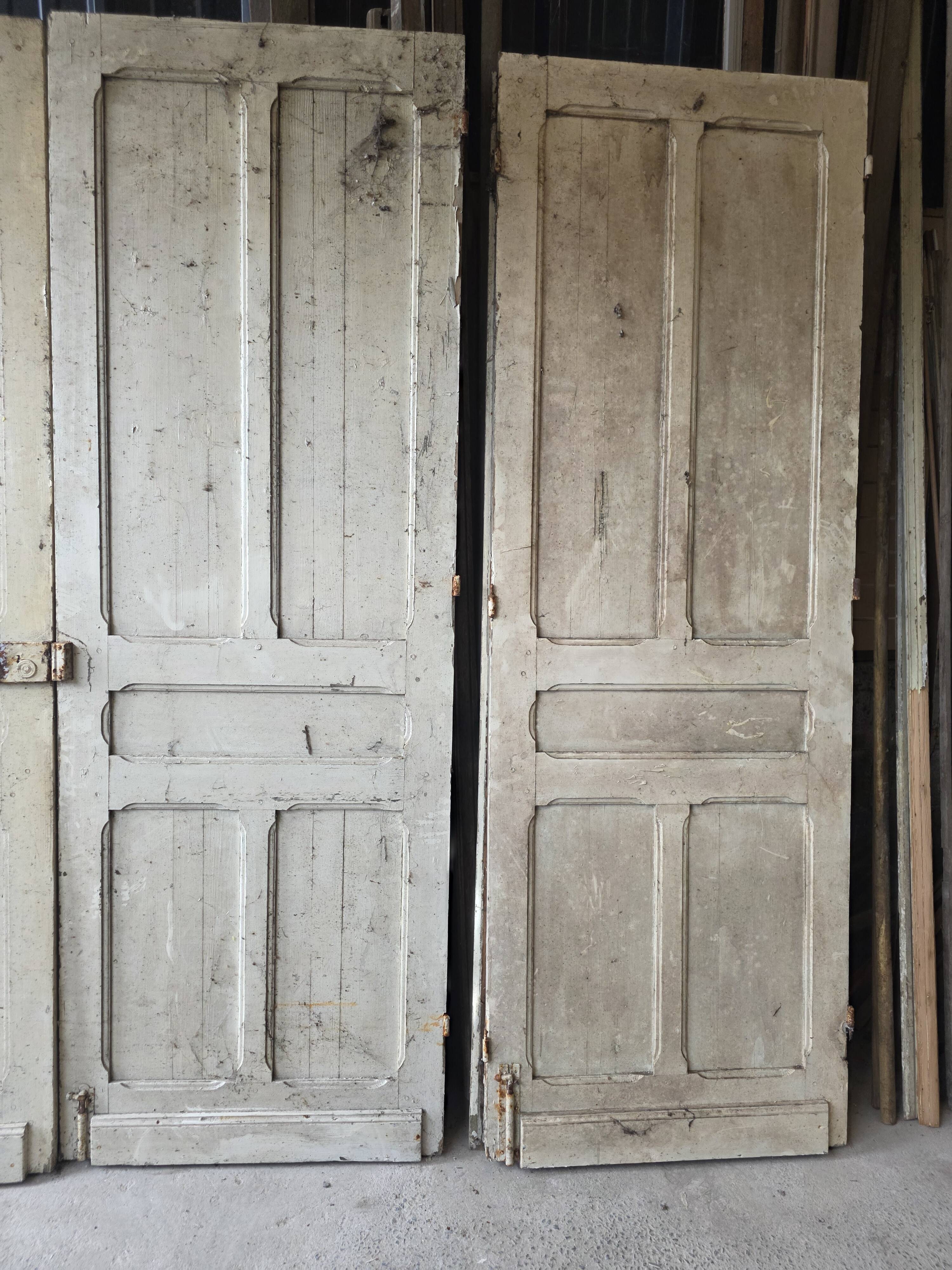 4 old partition doors