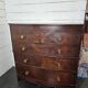English mahogany chest of drawers
