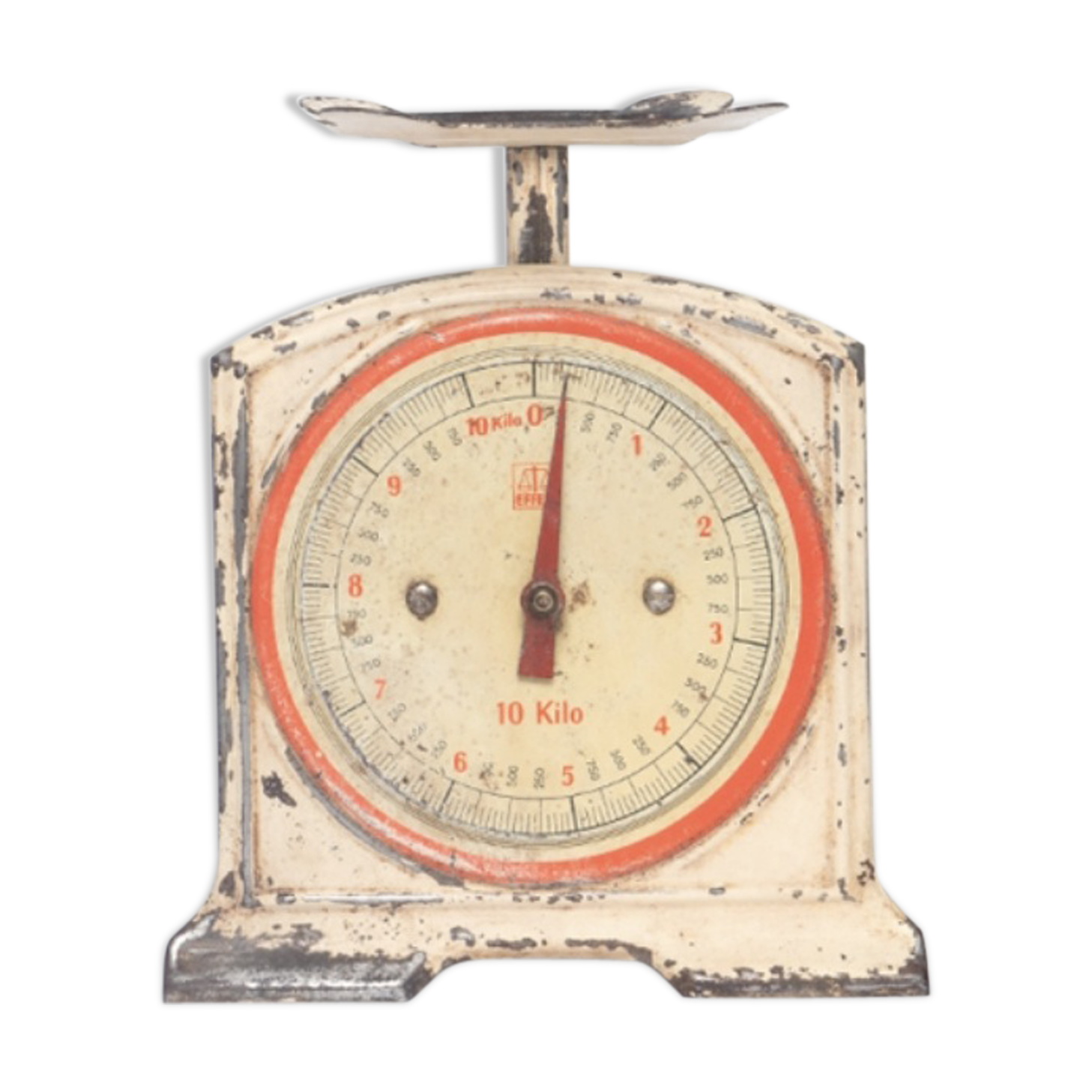 White kitchen scale "Effem"