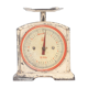 White kitchen scale "Effem"