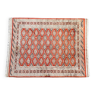 Tapis oriental pakistan orange vintage 172cm x 126cm