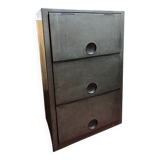 Industrial furniture with sliding flaps