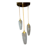 Vintage diamond point rocket suspension cascade globes