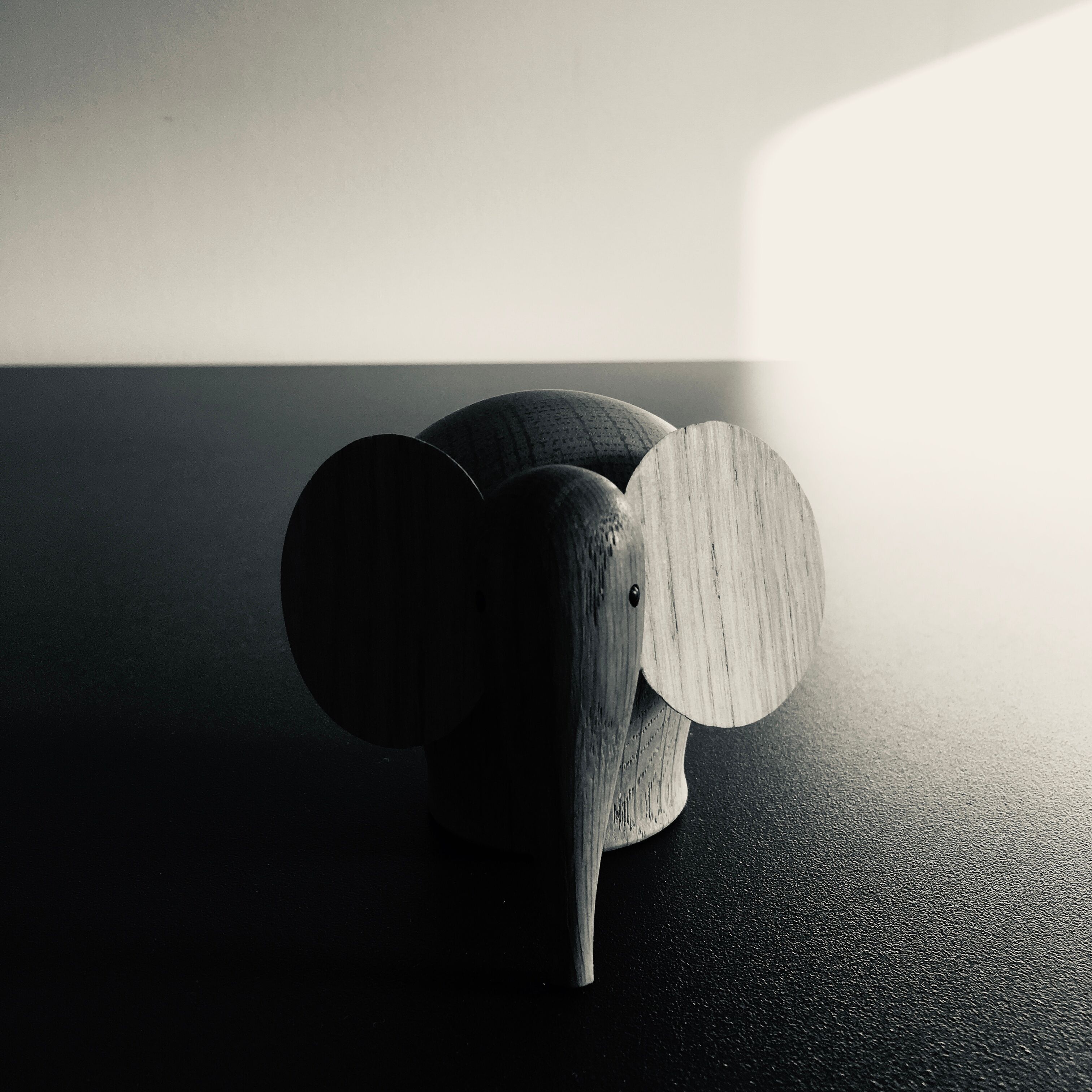 Scandinavian wooden elephant