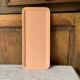Large antique salmon pink log cake dish