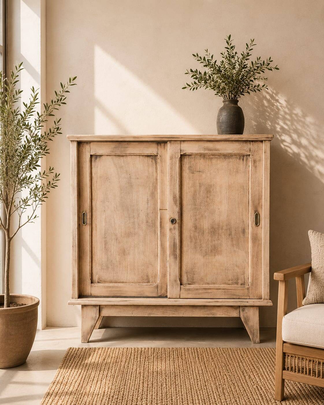 Buffet ancien rénové / style scandinave