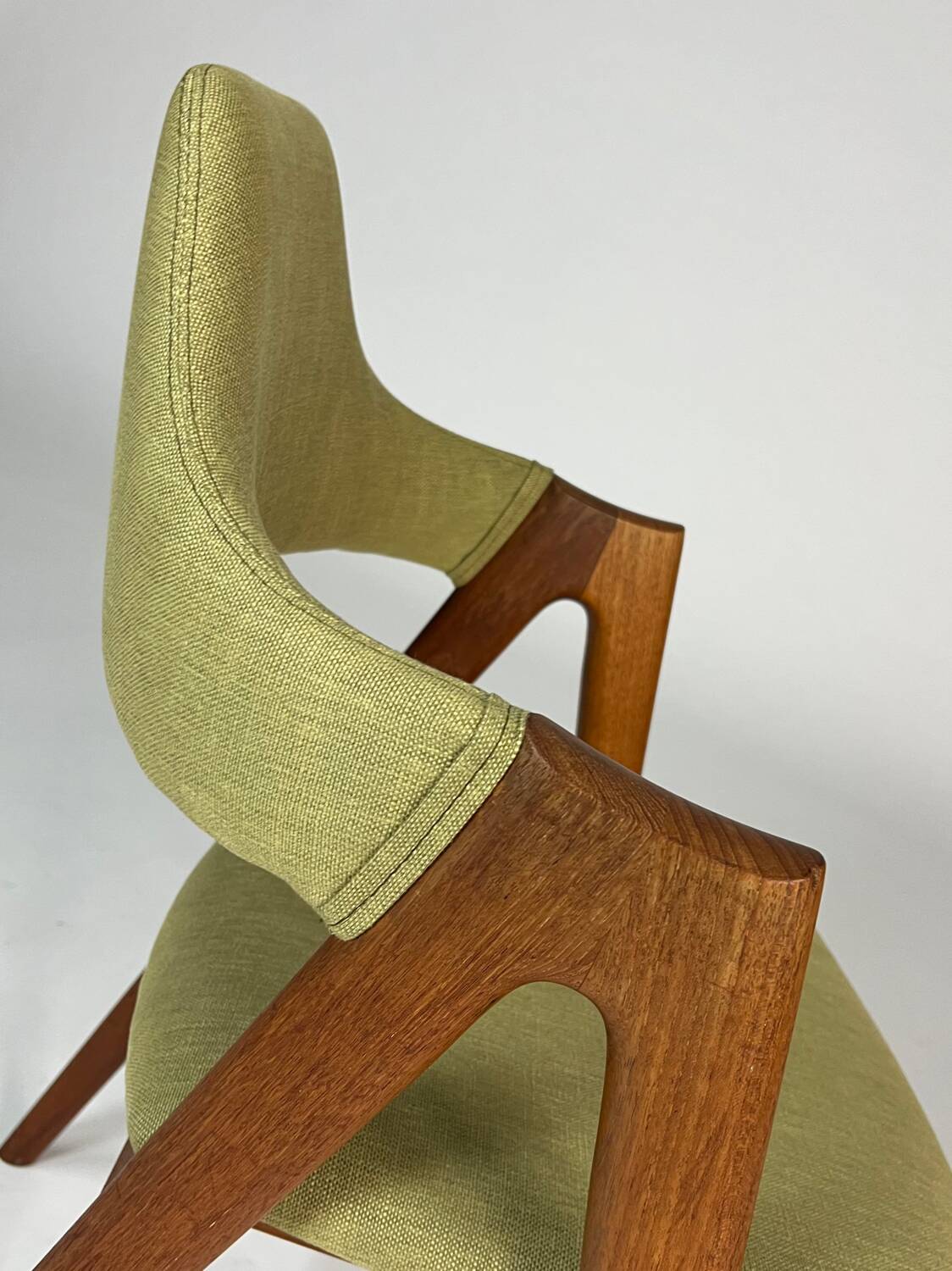 Set of two Vintage Danish Teak Compass chairs by Kai Kristiansen