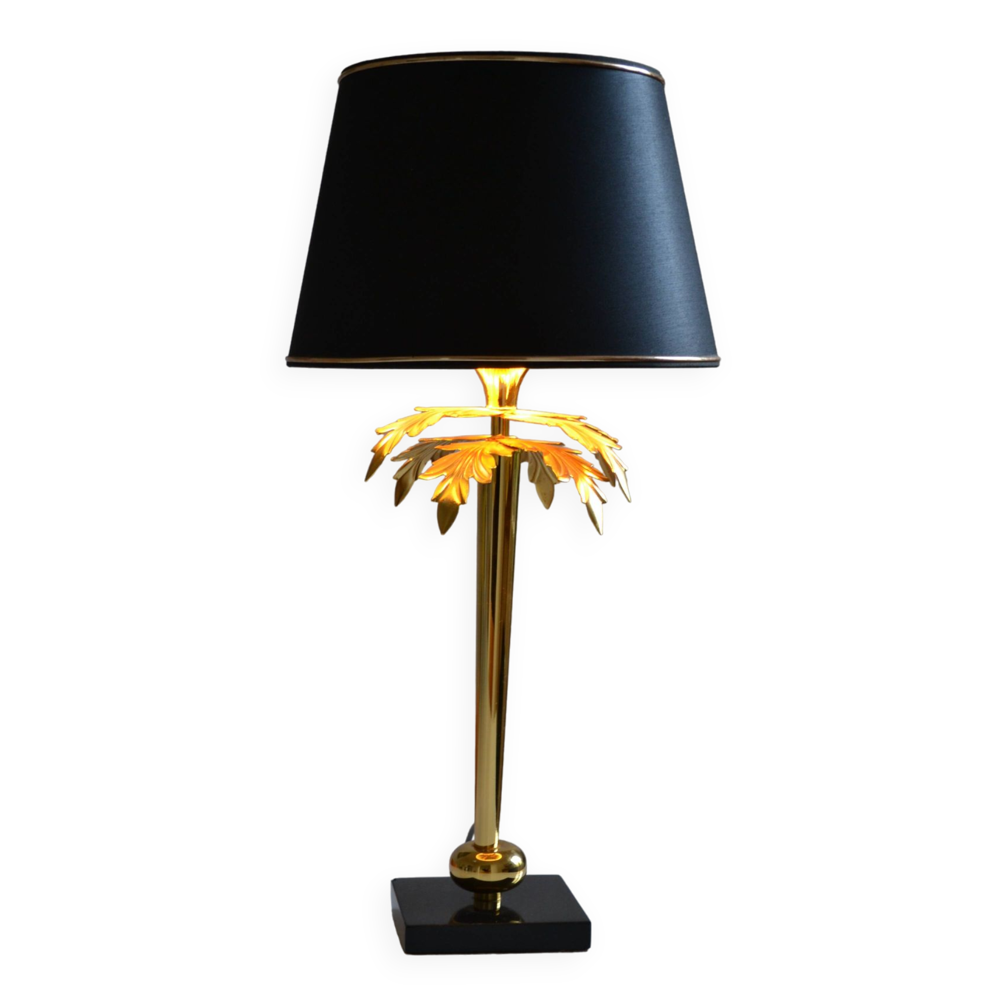“Palm tree” lamp chandelier Deknudt Belgium
