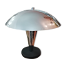 Lampe champignon "art déco" chromée.