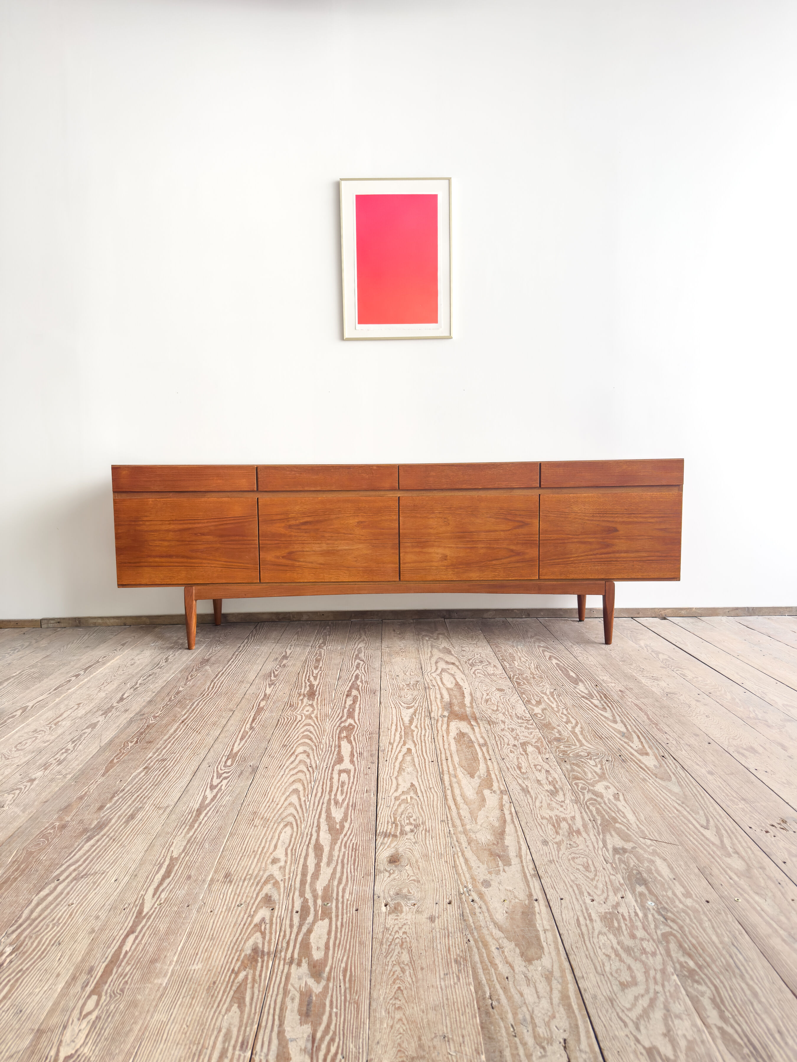 Enfilade Mid-Century en teck, modèle FA66 par Ib Kofod-Larsen pour Faarup