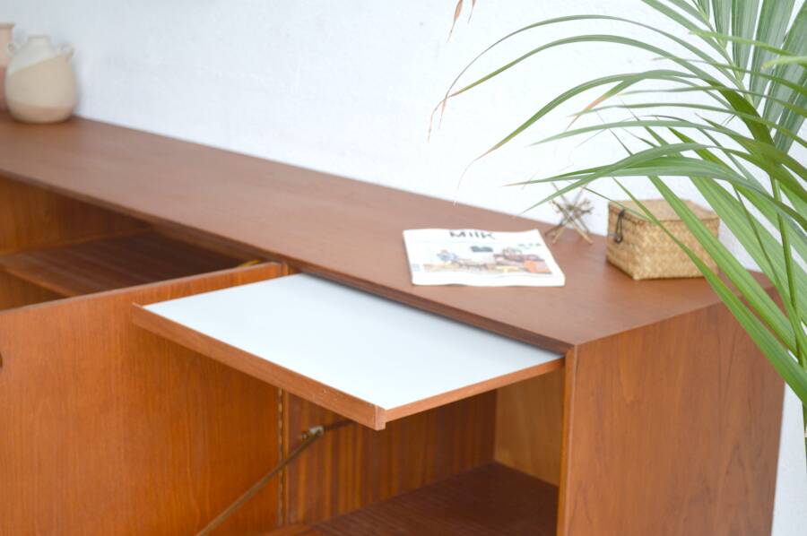 Vintage Scandinavian teak sideboard by McIntosh * 213 cm *