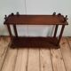 Mahogany wall shelf