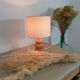 Lampe vintage en bois naturel