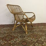 Italy rattan chair circa 1960