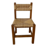 Rustic straw chair