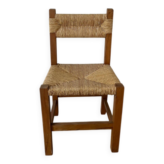 Rustic straw chair