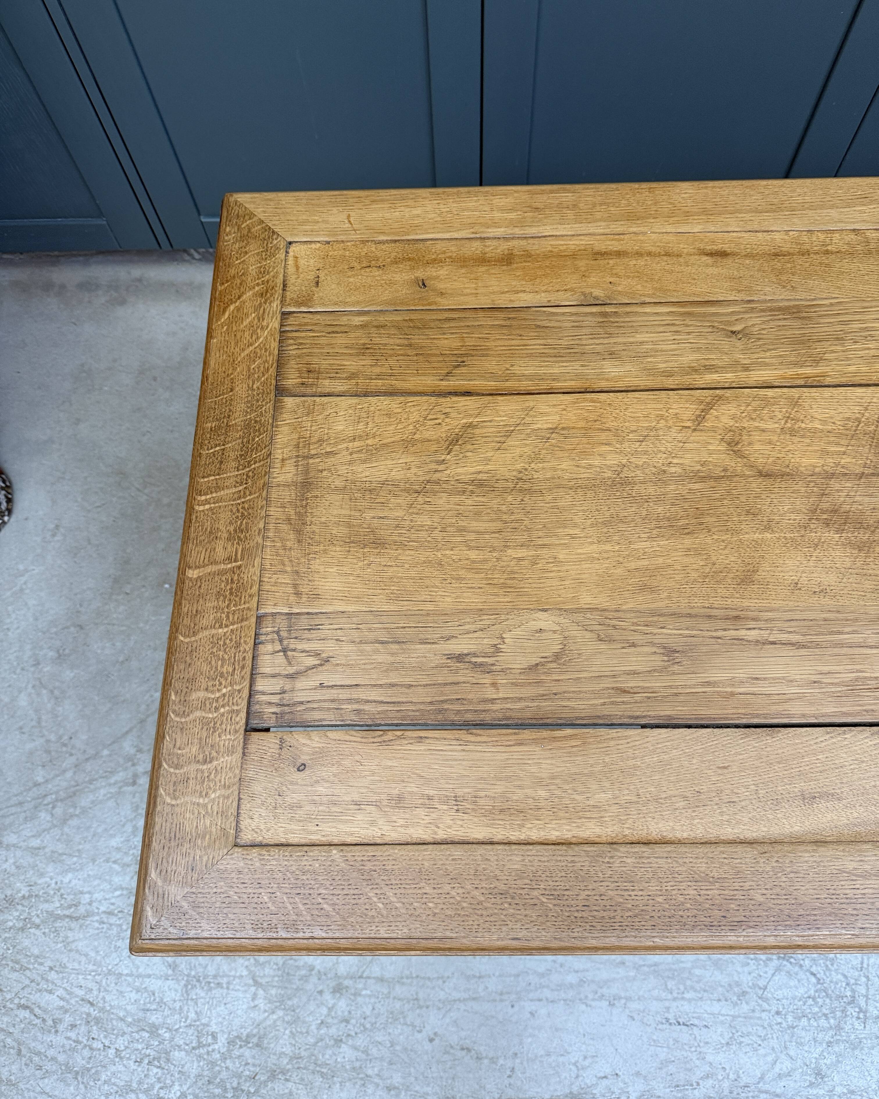Antique solid oak table (renovated)
