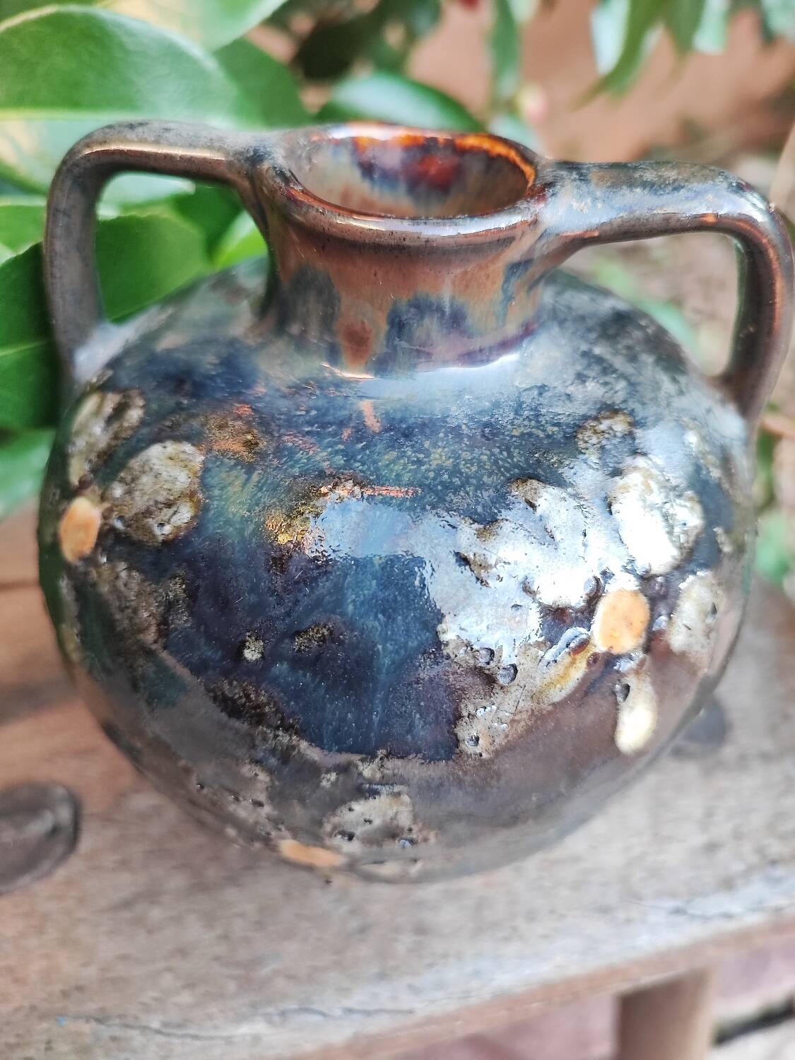 Old round vase Elchinger & Co.