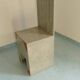 Neo-Brutalist and Postmodern Console-Pedestal – Unique artisan piece.
