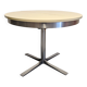 Extendable round table Space Age, Italy circa 1970