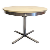 Extendable round table Space Age, Italy circa 1970