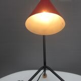 Tripod bedside lamp red Sputnik