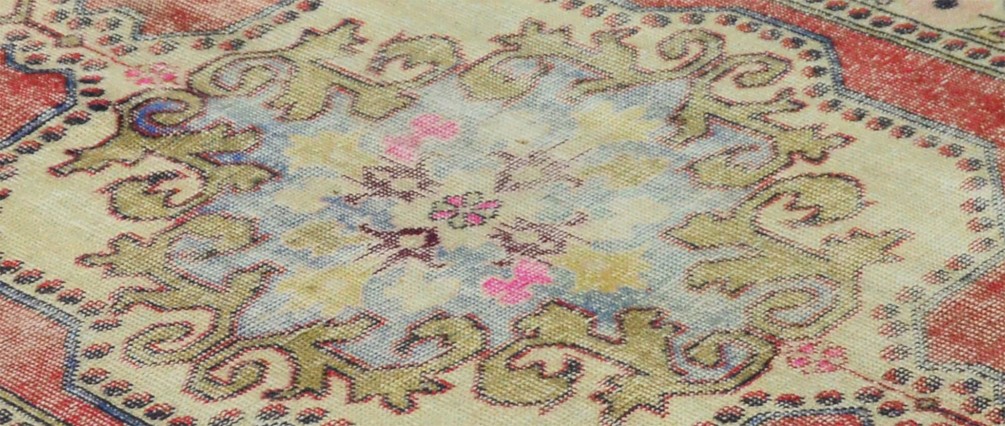 Anatolian handmade vintage rug 212 cm x 125 cm