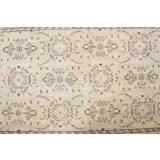 1970s Turkish Oushak Handmade Wool Cotton Beige Area Rug115x202