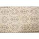 1970s Turkish Oushak Handmade Wool Cotton Beige Area Rug115x202