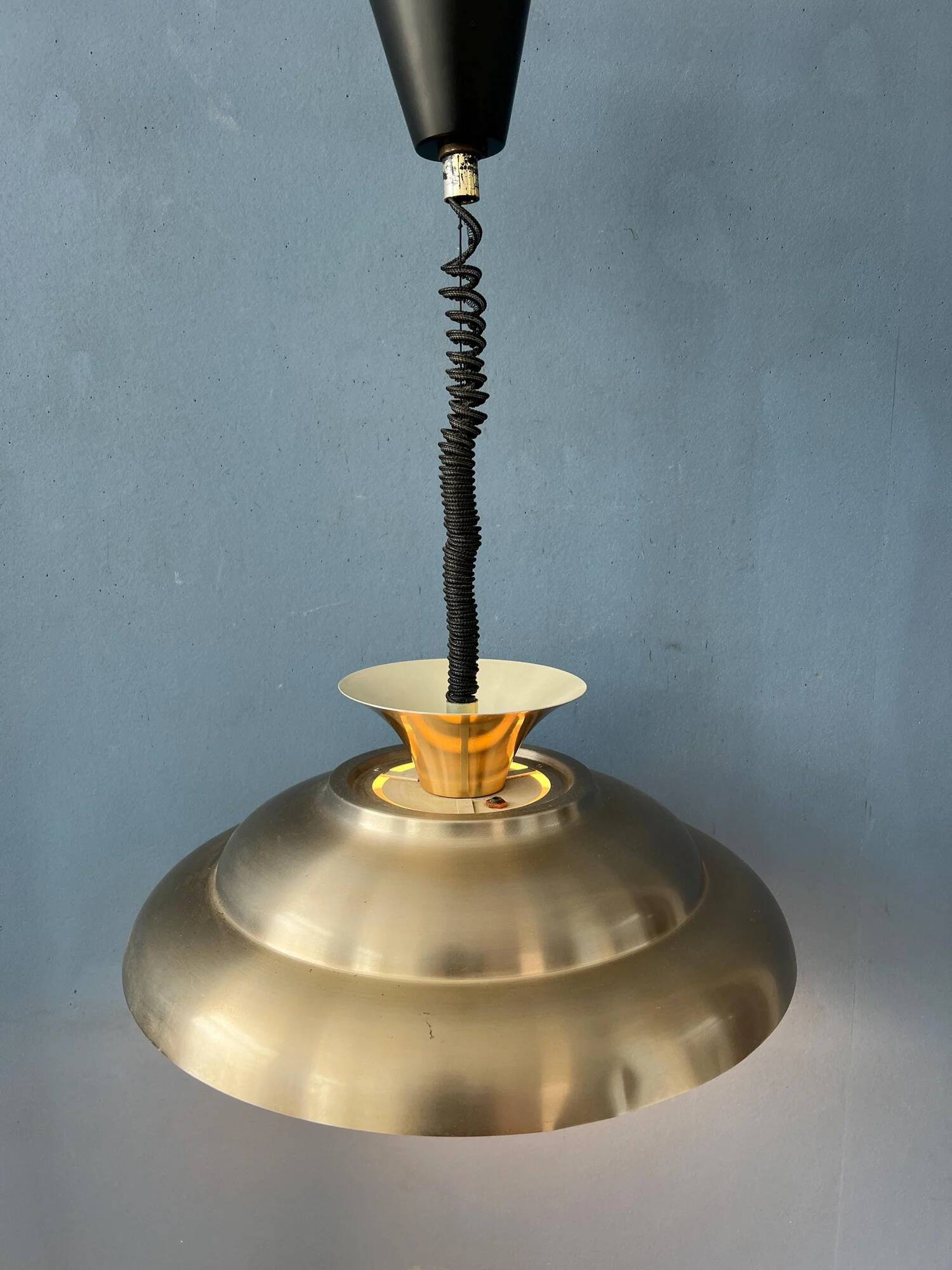 Vintage mid-century Dijkstra UFO hanging lamp