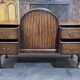 1930s English buffet bar in walnut and mahogany