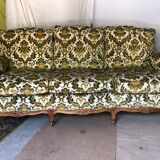 Sofa and its 2 armchairs 70's